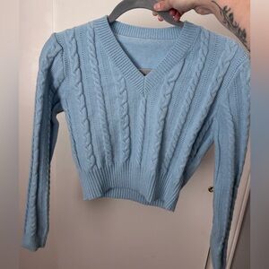 Beginning Boutique Cable Knit Sweater
